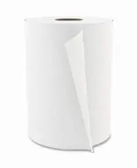 Hand Roll Towels, White, 8 x 350 ft, 12 Rolls