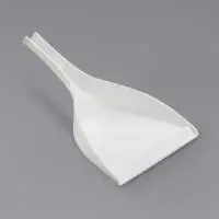 10 White Deep Well Dust Pan 12/Pack