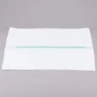 16 x 19 Green Stripe 28 oz. Cotton Bar Towel