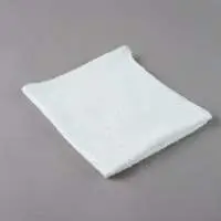 16 x 19 White Ribbed 100% Cotton Bar Towel