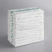 16 x 19 Striped 32 oz. 100% Cotton Bar Towel