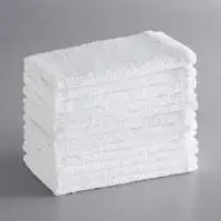 16 x 19 White Textured Terry Bar Towels