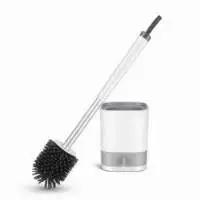 Silicone Toilet Brush with Removable Holder