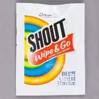 SC Johnson Shout 686661 Stain Remover Wipes