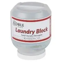 5 lb. Noble Chemical Laundry Block Detergent