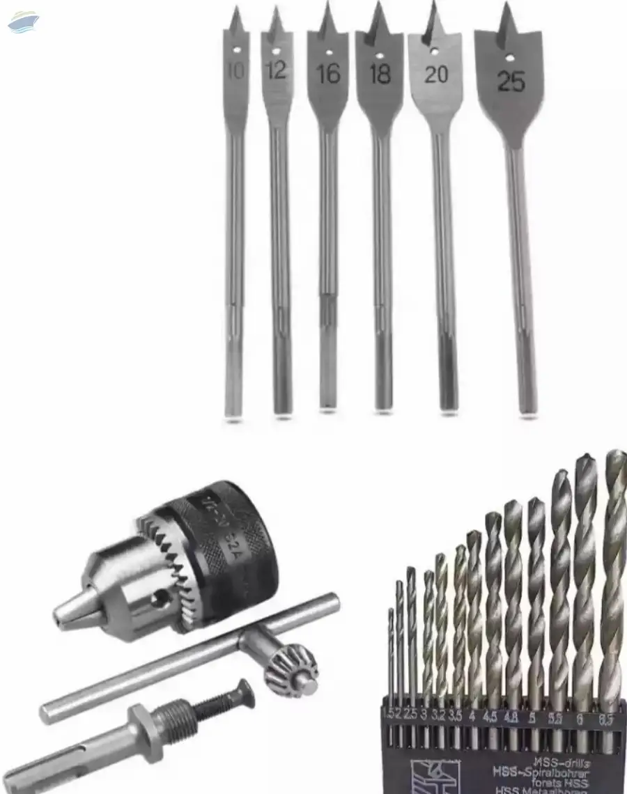 Drill chuck, Drilling bits