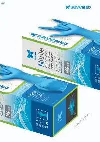 Savemed Nitrile gloves - powder free