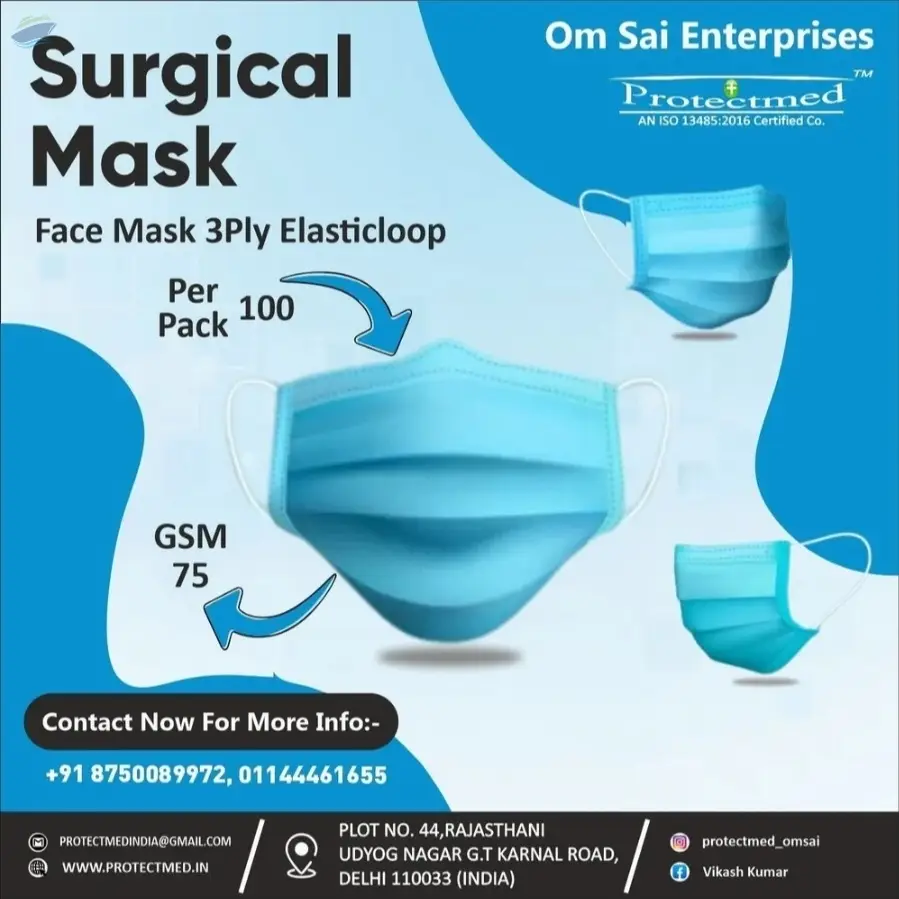 3 Ply Disposable Face Mask