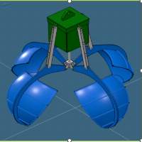 Electro Hydraulic (Single Cylinder) Grabber