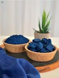Nila-blue lumps