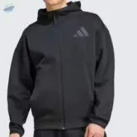 100% Cotton Hoodie Jackets Full-Zip, Regular Fit