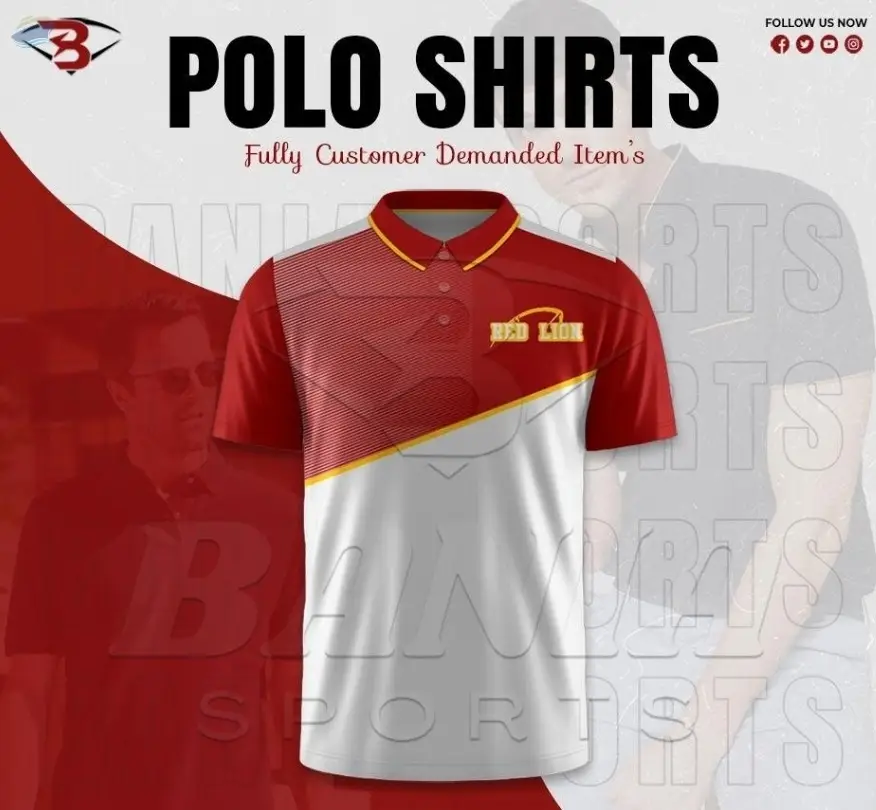 Polo Shirts Best Quality Production Customized.