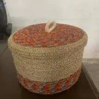 Lid Box Made By Jute
