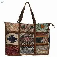 Multi Patch Weekender Bag
