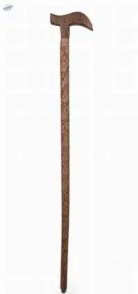 Wood Carved Walking Stick