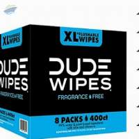 DUDE WIPES XL Travel Flushable Wipes