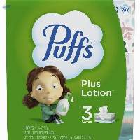 Puffs Plus Lotion 2-Ply Facial Tissues