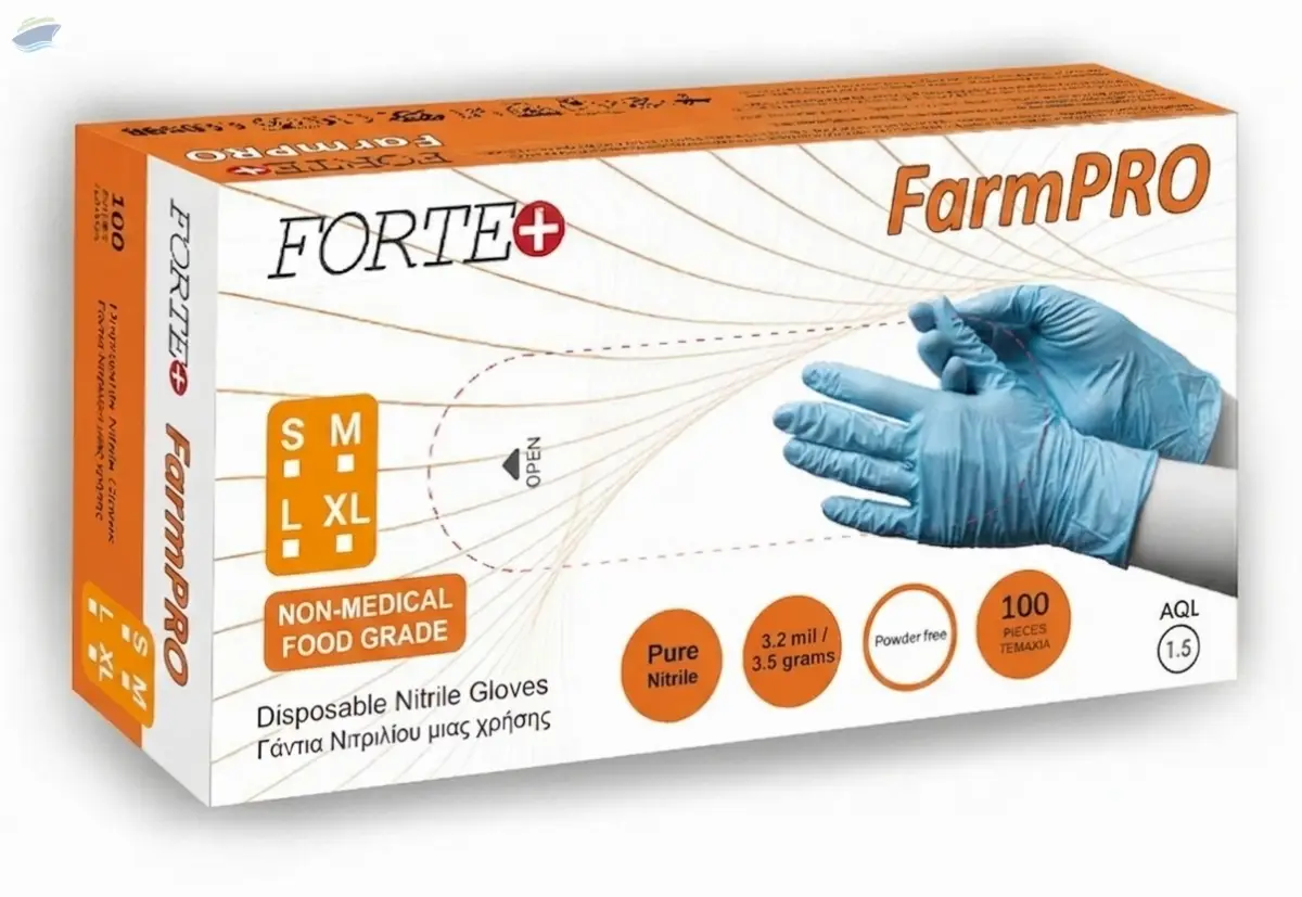 FarmPro Blue Nitrile 3.2mi 3.5g