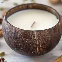 Coconut Shell Candle
