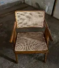 Hut Rattan Armrest Chair