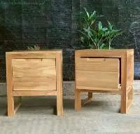 Bee Wax Bed Side Table