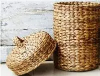 Round Storage Box with Lid