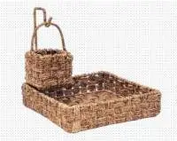 Tray with cane frame