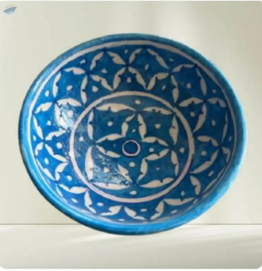 Blue Pottery Bowl