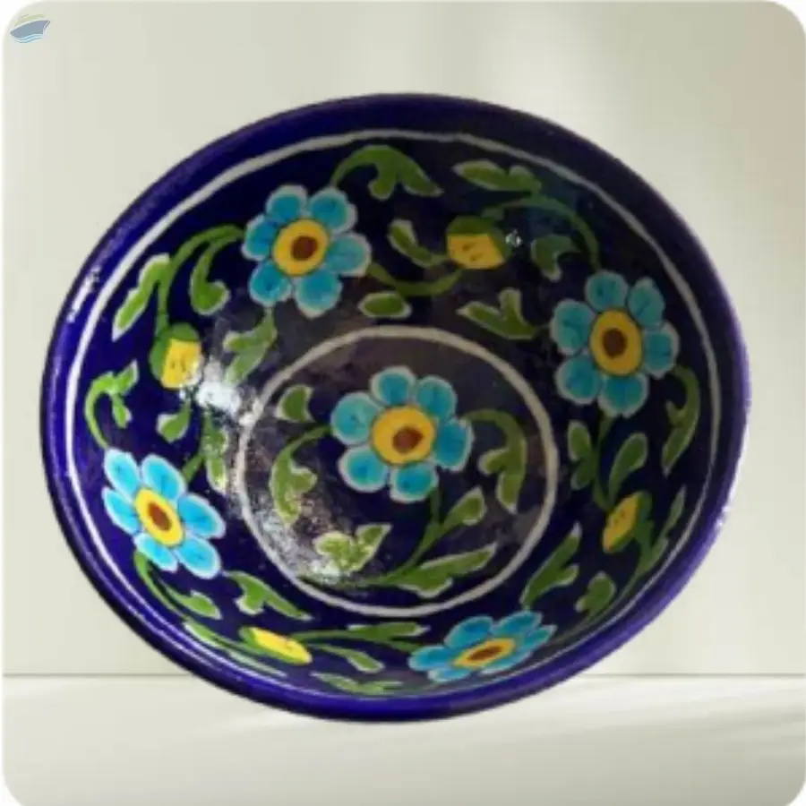 Blue Pottery Bowl