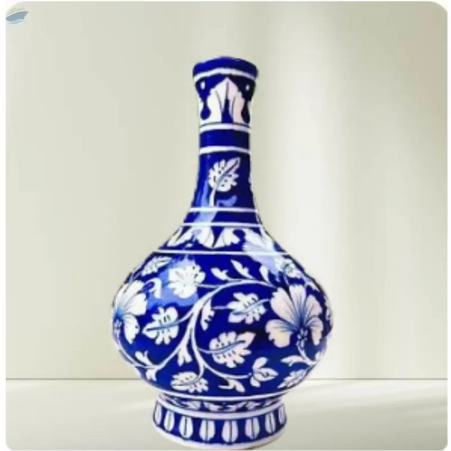 Blue Pottery Vase
