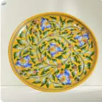 Blue Pottery Thali Plate
