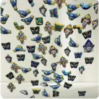 Blue Pottery Fridge Magnet