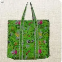 Quilted Tote Bag Without Zip