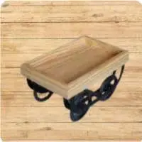 Wooden Thela Serving Tray