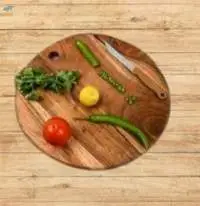 Round Wooden Kitchen Chopping Board
