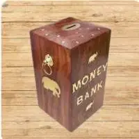Wooden Money Bank