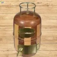 Cylindrical Wooden Money Bank