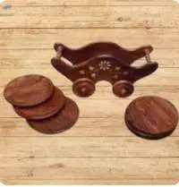 Wooden Tea Coaster