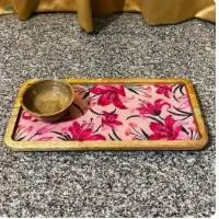 Chip 'n' Dip Wooden Platter