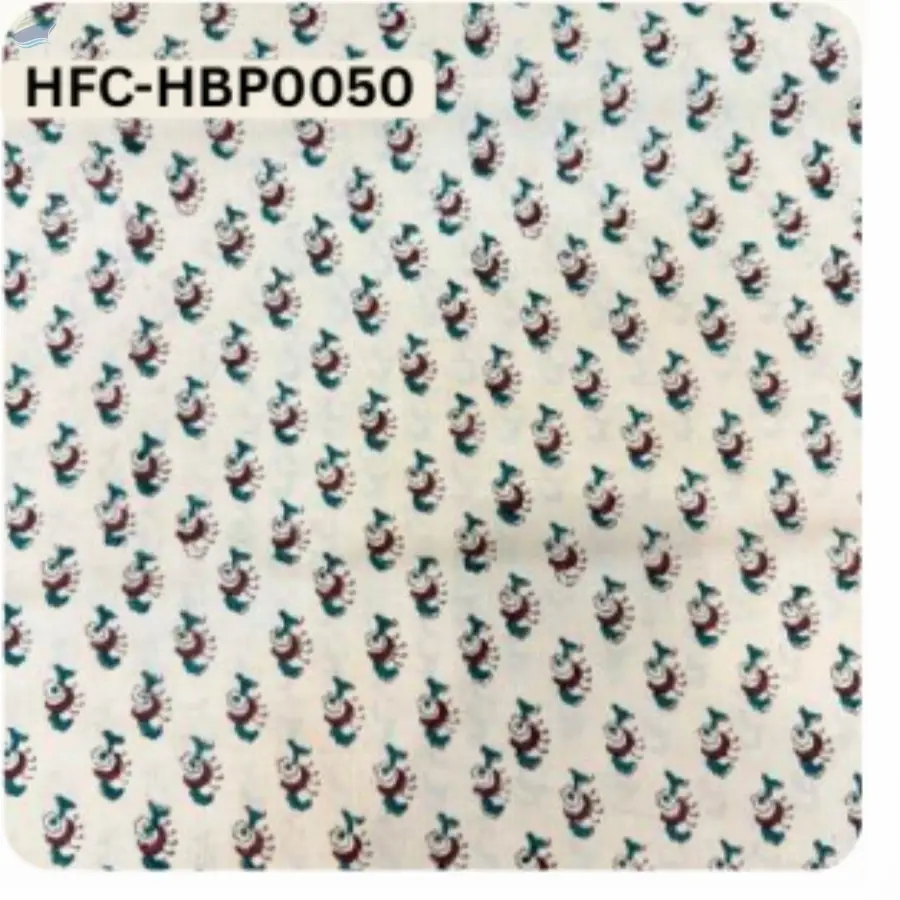 Hand Block Printed Cotton Fabric