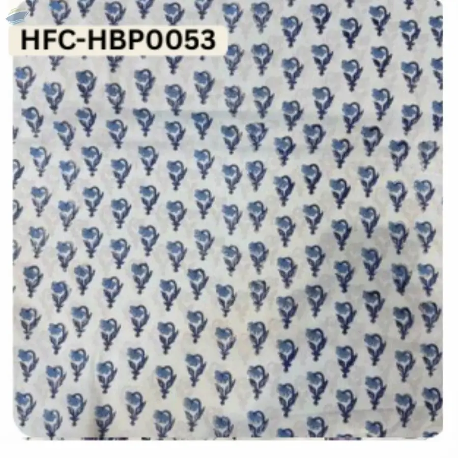 Hand Block Printed Cotton Fabric