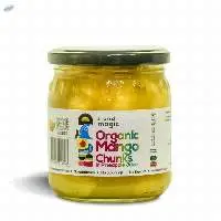Organic Mango Chunks in Pineapple Juice