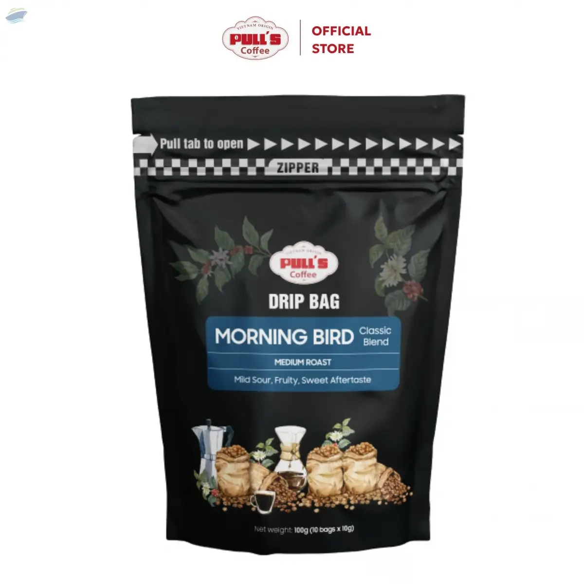 Pulls Coffee Morning Bird - Drip Bag