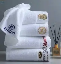 Five-star Hotel White Face Towel