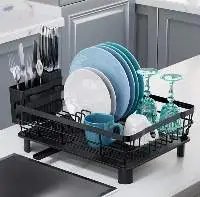 Kitchen Storage Rack Dish Drying Rack Over Sink