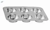 Aluminum Muffin Tray 6 Cavity