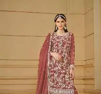 Anjubaa Faux Georgette Salwar Kameez Collection