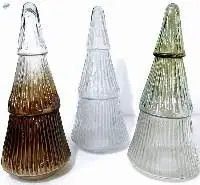Colored Luster Glass Christmas Tree