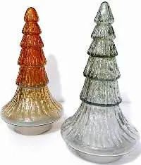 Colored Luster Glass Christmas Tree