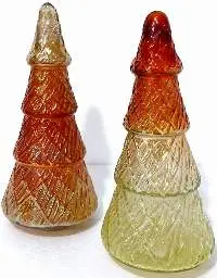 Dual Colored Luster Glass Christmas Tree
